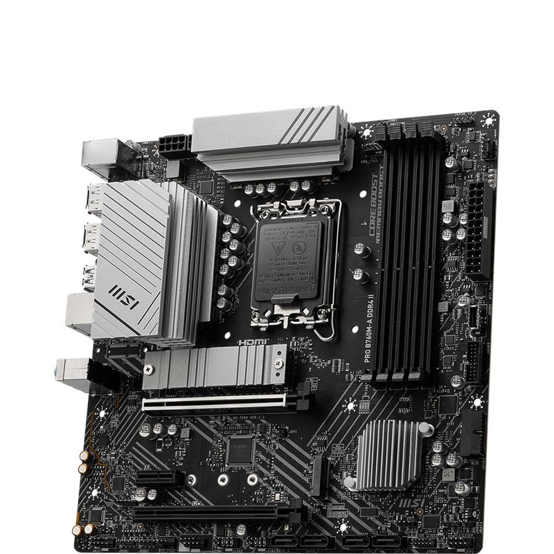 MSI PRO B760M-A DDR4 II M-ATX Gaming Motherboard MSI PRO B760M-A DDR4 II M-ATX Gaming Motherboard